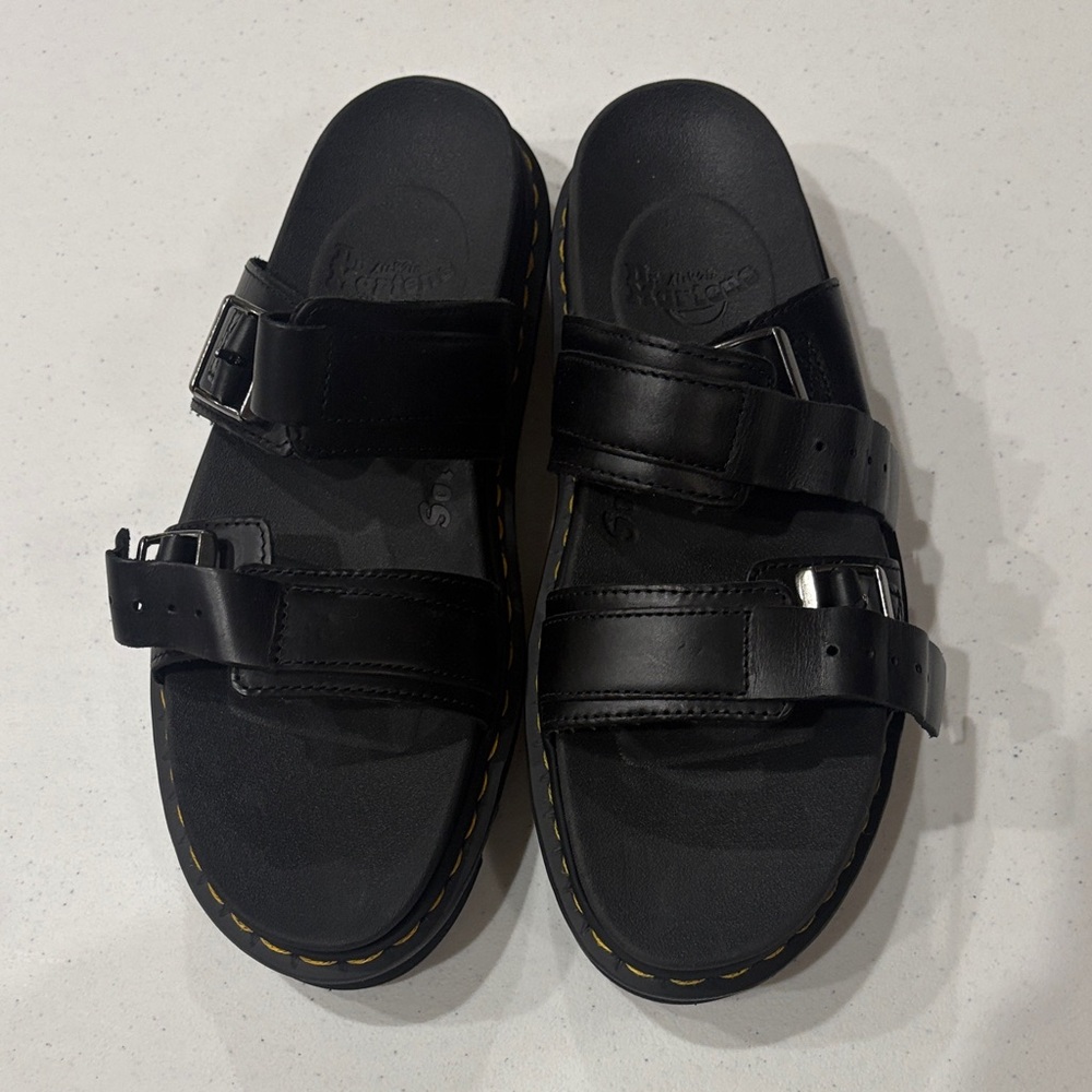 Dr. Martens Black Sandals